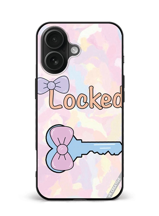 VR CREATIVE Protective Case Cover For Apple iPhone 16 Locked Design Multicolour