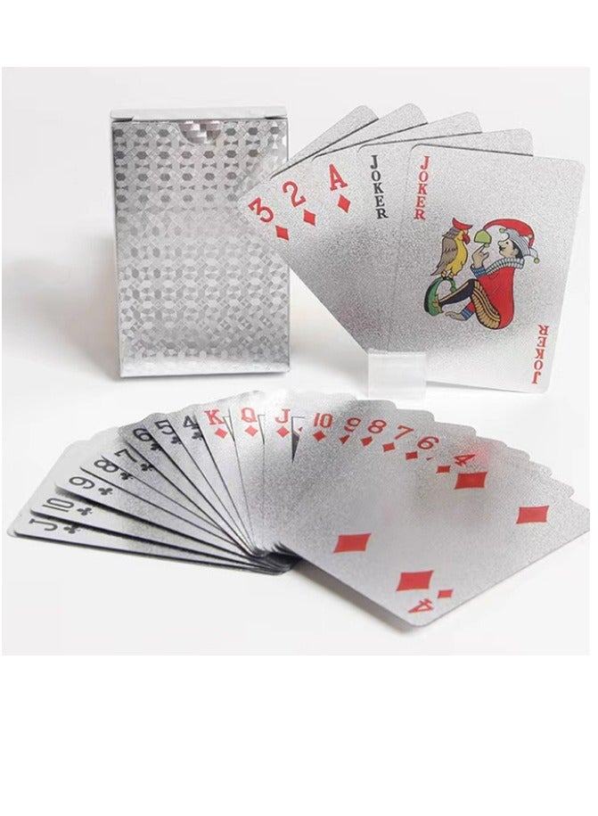 AROAQ Waterproof Gold Foil Playing Cards Highly Flexible Durable Plastic Deck - Image 1