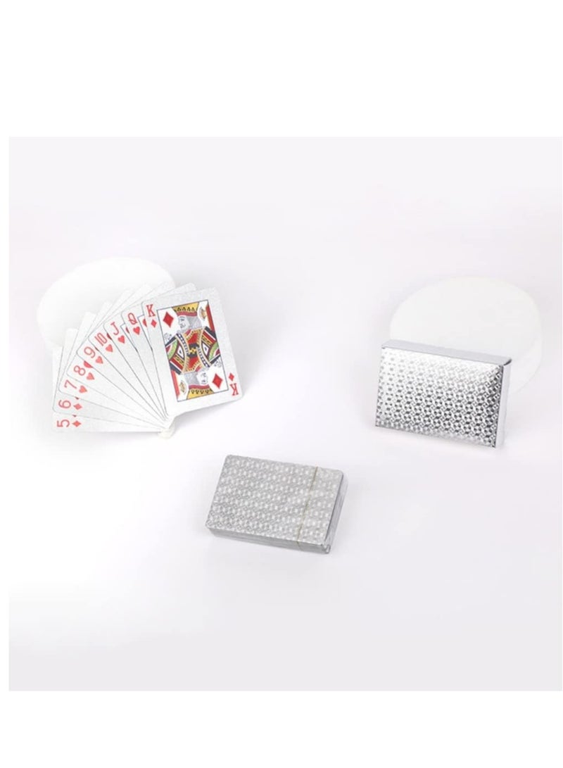 AROAQ Waterproof Gold Foil Playing Cards Highly Flexible Durable Plastic Deck - Image 2