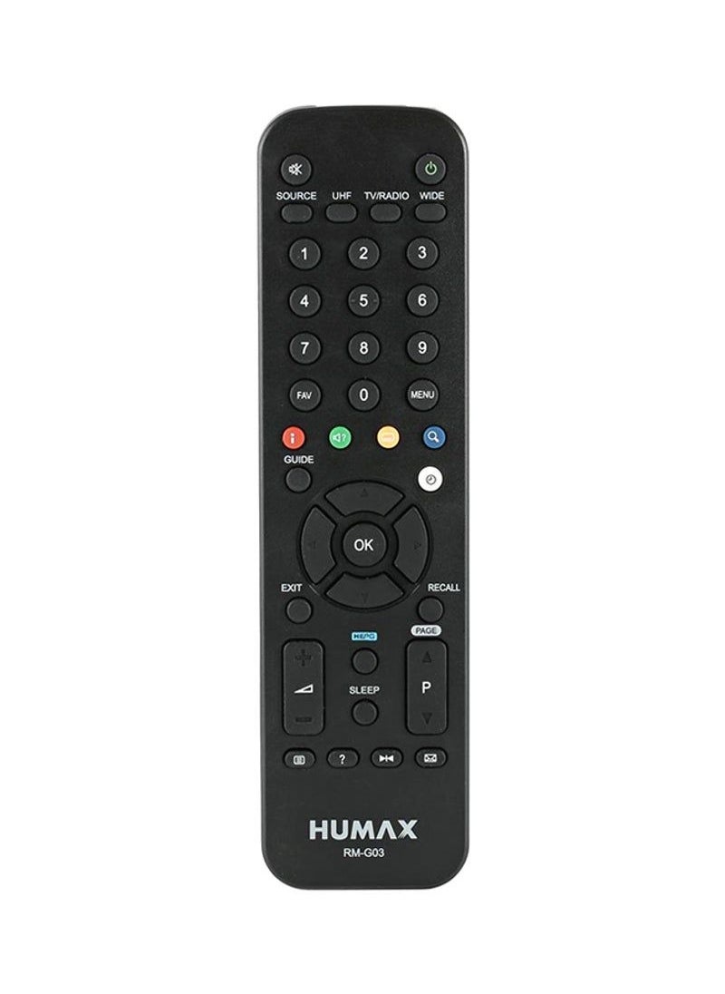Humax RM-G03 Remote Control For Humax Receiver Black 