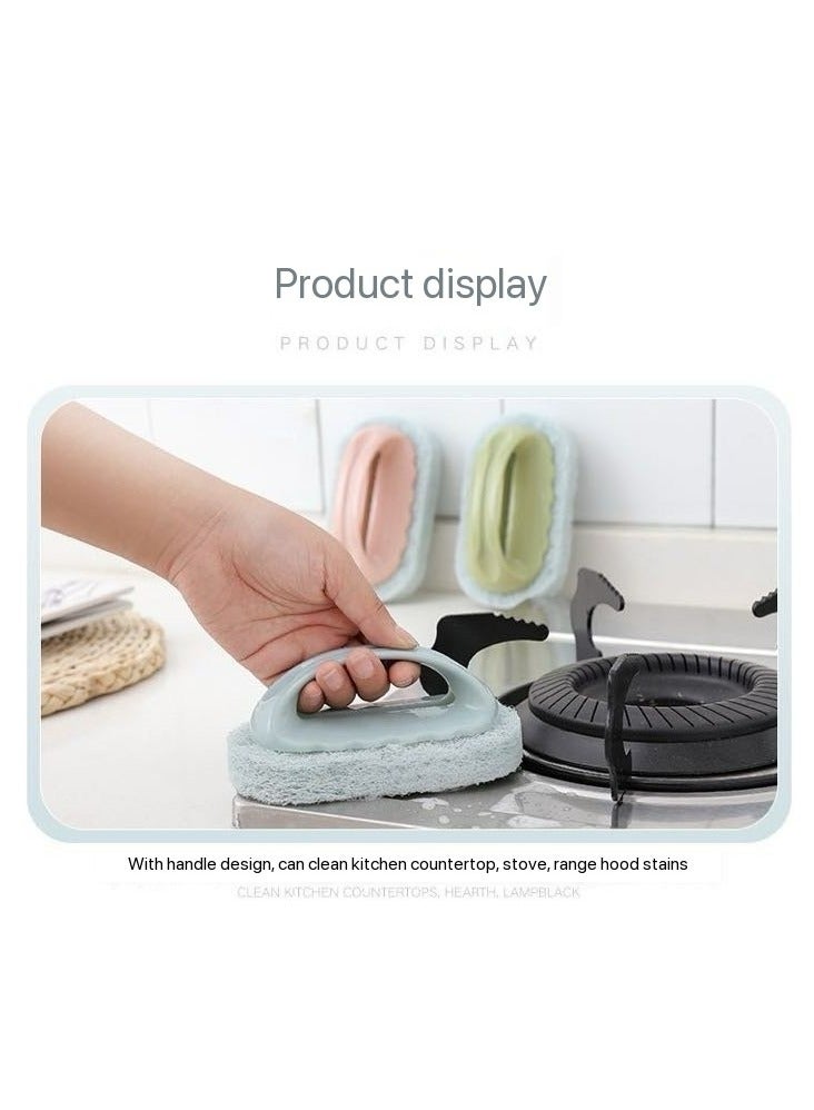 مجموعة فرشاة استحمام 2 قطعة مع مقبض للتنظيف - Image 4