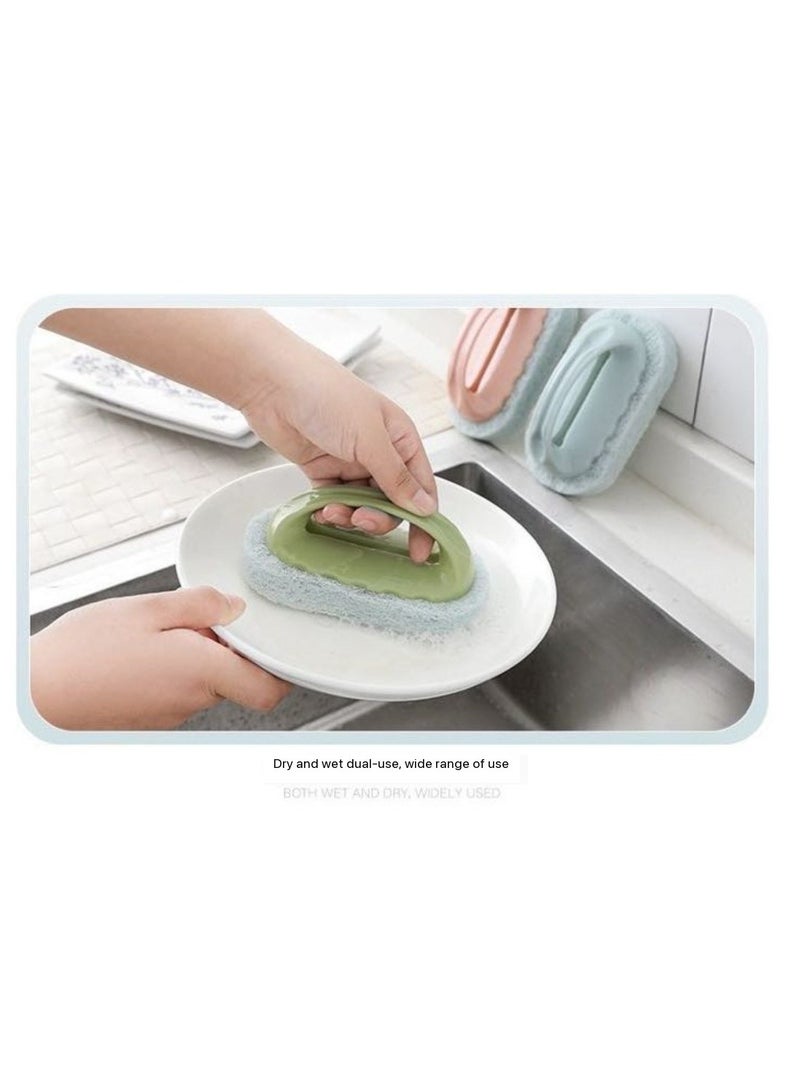 مجموعة فرشاة استحمام 2 قطعة مع مقبض للتنظيف - Image 2