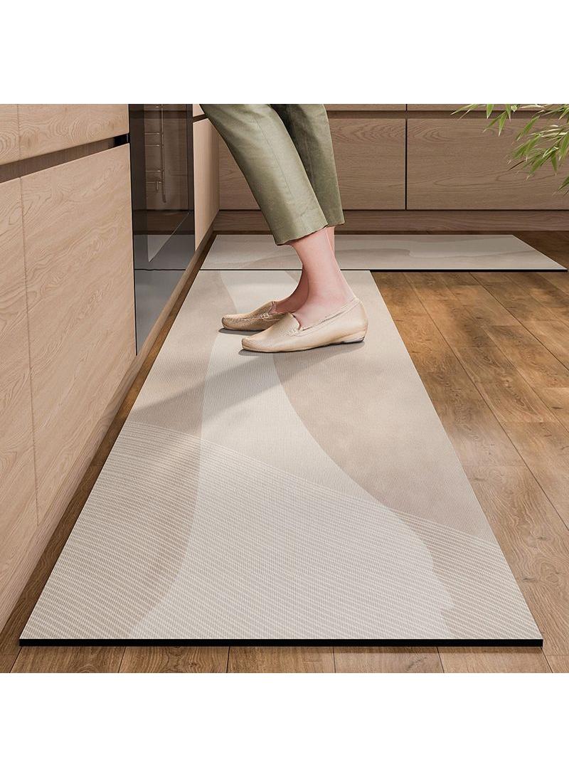 Y&D European Style Classical Style Kitchen Long Absorbent Floor Mat Non-Slip Floor Mat Easy-Dry Drop-Resistant Diatom Mud Floor Mat-40*60cm  - Image 1