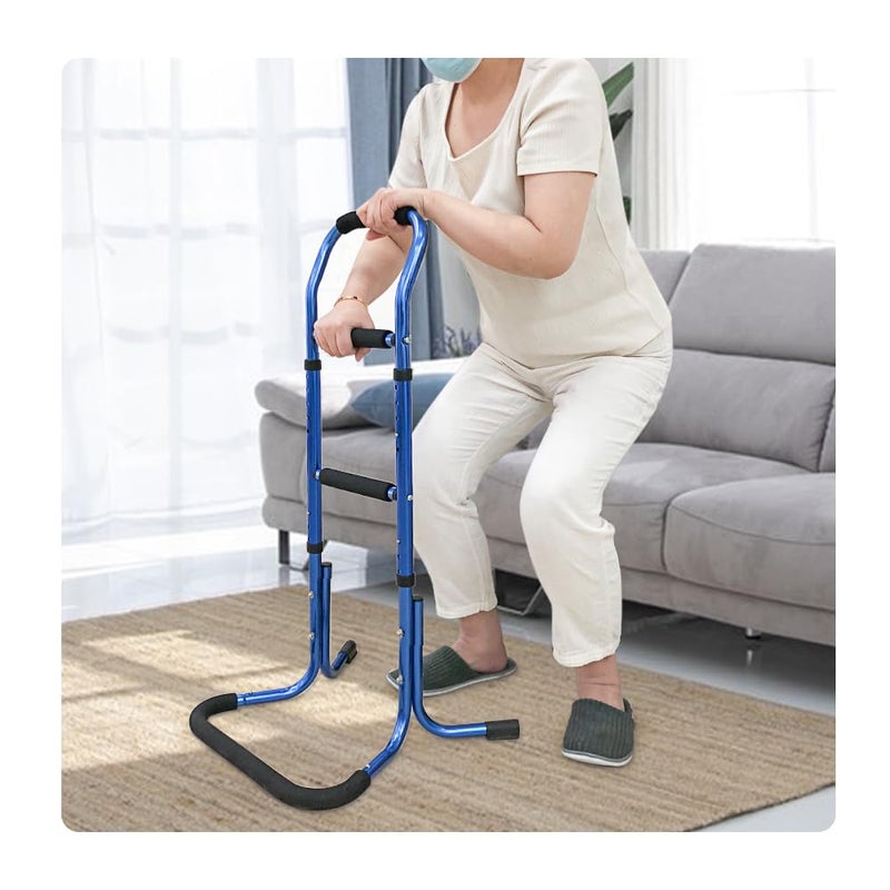 Stand Assist Aid for Elderly Chair Lift Devices for Seniors Standing Supports Couch Rails Sit to Stand Lift Adults Walking Assistance Portable Patient Mobility Aids for Sofa Recliner Chair Blue