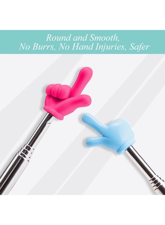 OSHIMA 5PCS Pointer Finger Stick for Classroom, Telescopic Teachers Pointer Extendable Classroom Pointer, Multipurpose Teacher Supplies Pointer Stick for Effective Presentations - Image 4