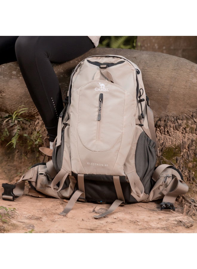 كاميل حقيبة ظهر رياضية خارجية للجبال، حقيبة ظهر محمولة كبيرة السعة للتخييم، حقيبة ظهر مشي متينة للرجال والنساء - Image 5