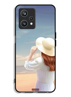 Tolwak Realme 9 Pro Protective Case Cover Hat Girl Standing  - Image 1