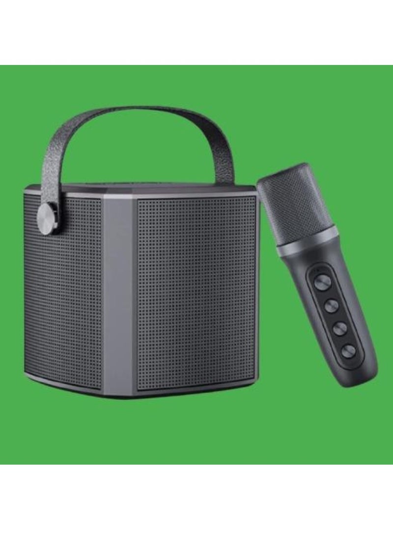 ELTRAZONE Karaoke Machine with UHF Wireless Microphones for Adults & Kids | Portable Bluetooth PA Speaker System | Supports Vocal Cut for Home Parties, Meetings, Weddings | Rechargeable, Loud Sound, LED Light Effects | Perfect for Celebrations & Events - Image 1