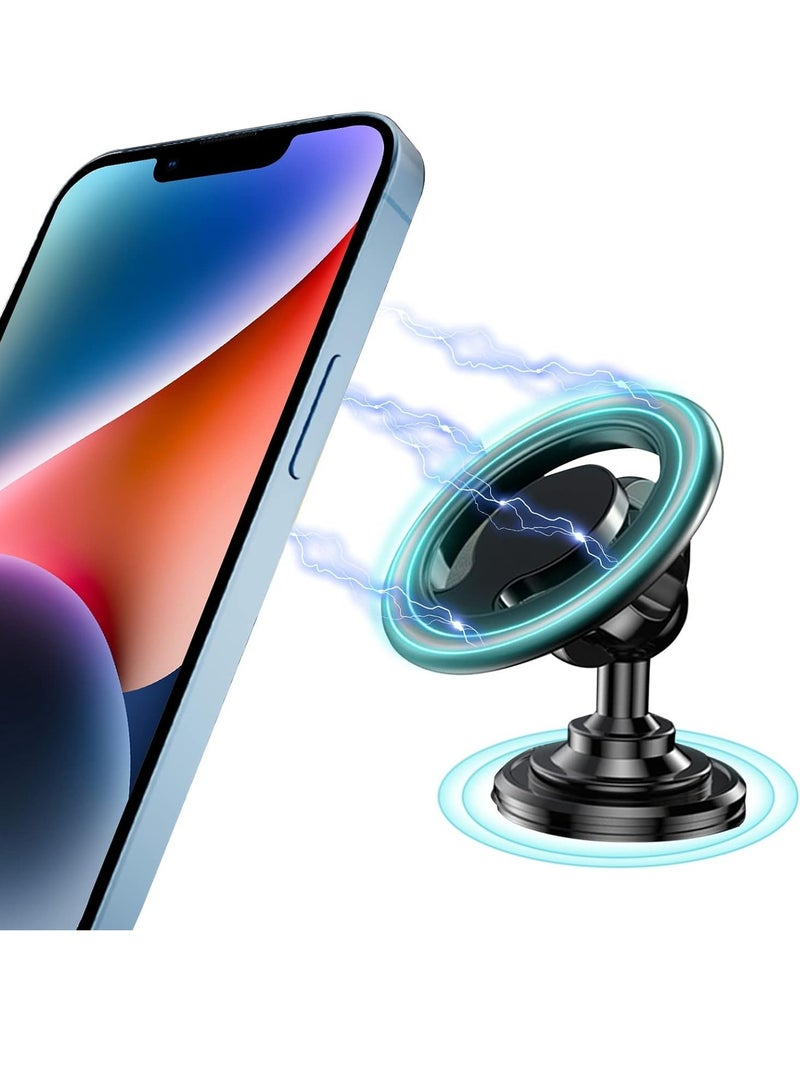 Magnetic Car Phone Holder, Compatible with MagSafe – Dashboard  Air Vent Mount for iPhone 14/14 Plus/14 Pro/14 Pro Max/13/12 Series, Universal for All Phones - Image 1