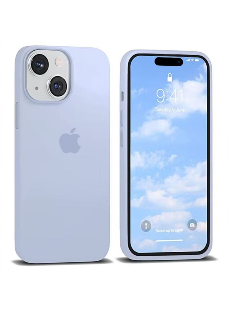 إيف غطاء حالة الهاتف المحمول iPhone 15 مع حماية من السيليكون السائل الناعم من الإكسسوارات المضادة للصدمات المضادة للصدمات الغطاء الخلفي الظهر النحيف مع شعور مريح باللمس ومكافحة الأصابع - Image 1