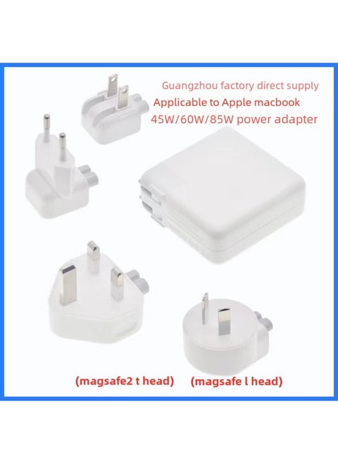 45w 60w 85w Laptop Power Adapter Suitable For Macbook Pro Air Computer Charging Adapter Digital Computer Power Supply-Color:60W T Head-Specifications:English Rules