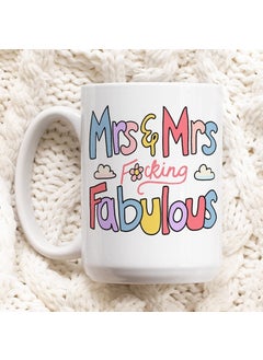Bexdore Funny Anniversary Mug,Mrs. and Mrs. Gorgeous Coffee Cup,English Mug  - Image 1