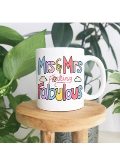 Bexdore Funny Anniversary Mug,Mrs. and Mrs. Gorgeous Coffee Cup,English Mug  - Image 3