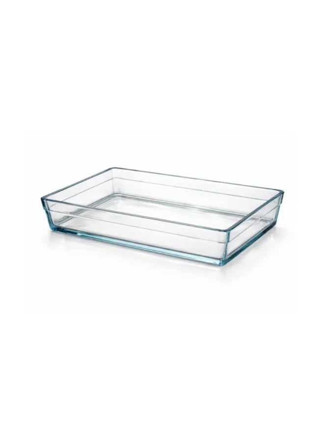 Borcam Rectangular Glass Oven Tray 36×26 cm (4350ml) – Heat Resistant Baking Dish, Made in Turkey - Image 3