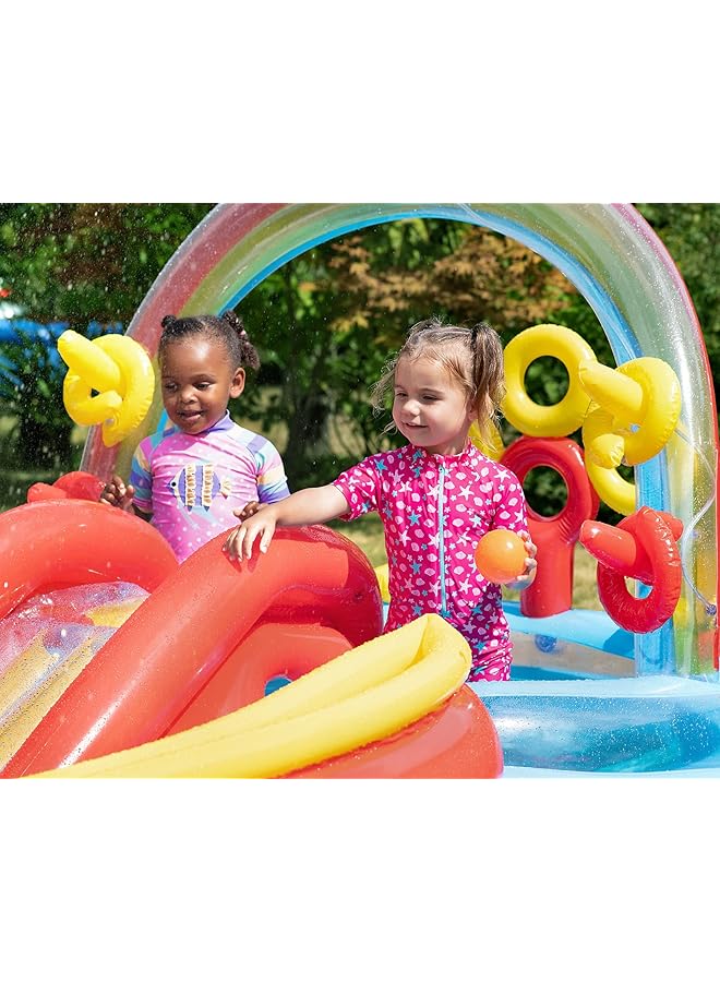 انتكس مركز لعب حلقات قوس قزح متعدد الألوان - Image 5