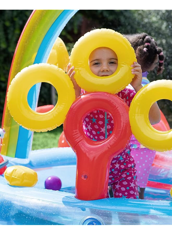 انتكس مركز لعب حلقات قوس قزح متعدد الألوان - Image 3