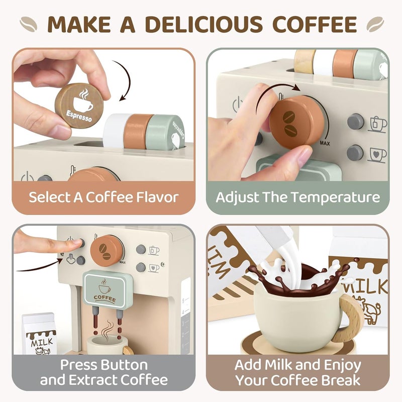 Airlab Wooden Coffee Maker Toy - Image 5