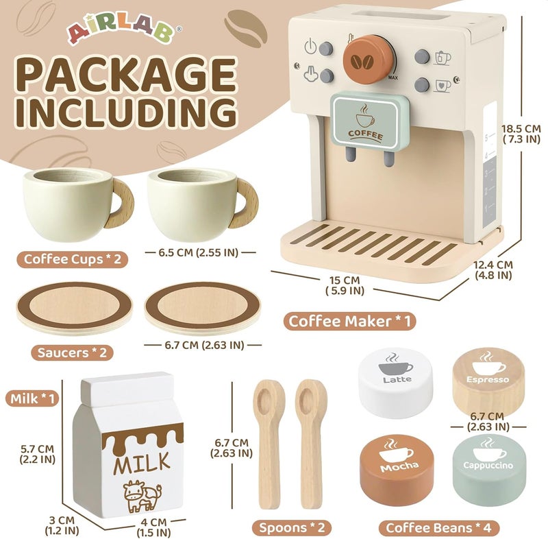 Airlab Wooden Coffee Maker Toy - Image 2
