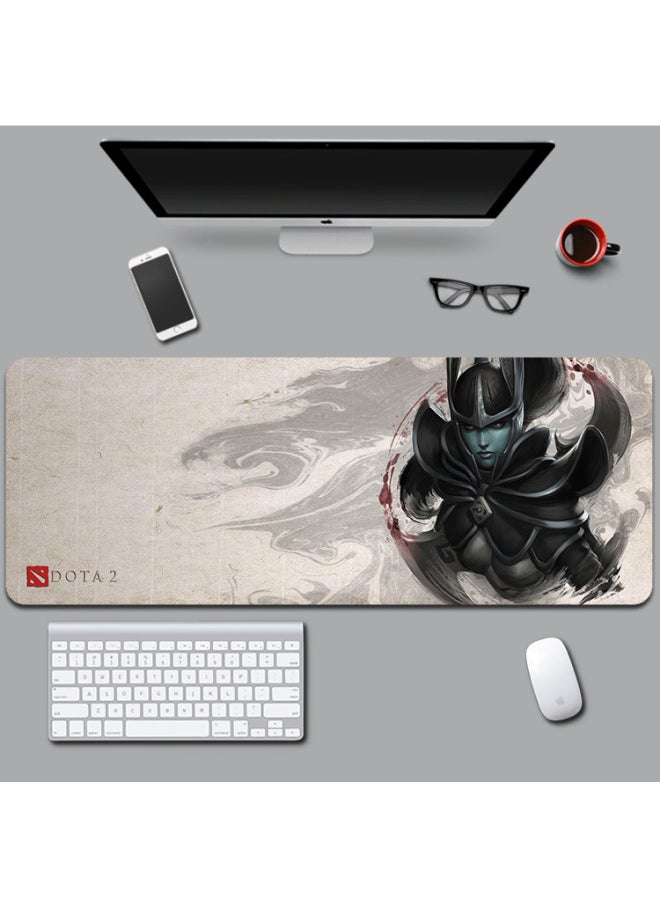 Generic Knife Tower DOTA Gaming Mouse Pad Large Thickened Lock Edge Covered Internet Bar Table Mat Learning Table Mat Wholesale-Color:800X300X4mm Lock Edge-Pattern:Knife Tower 28  - Image 2