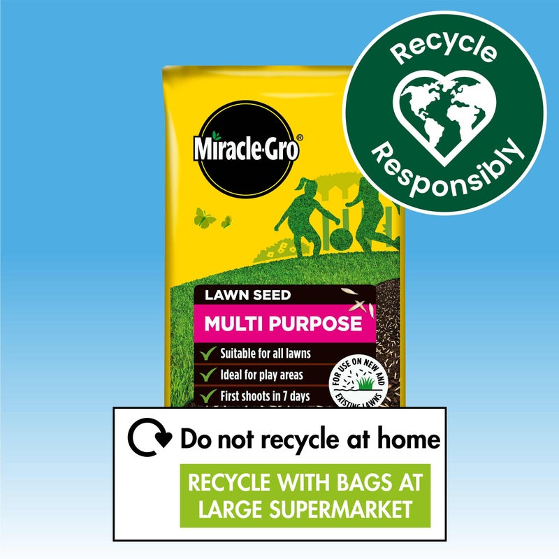 Miracle-Gro Multi Purpose Lawn Seed, Child & Pet Friendly, Coverage 165m2, 5kg Bag - Image 3
