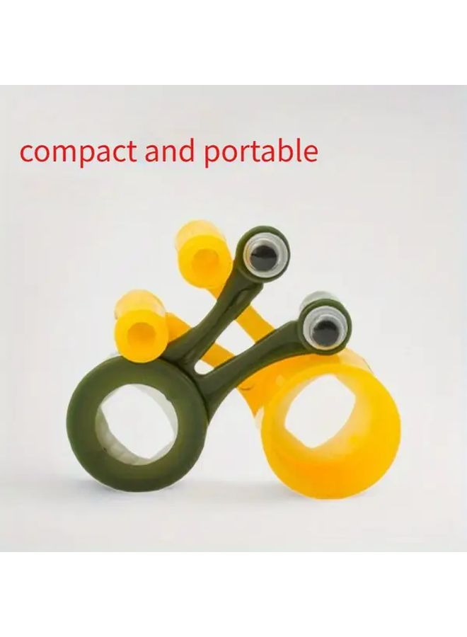 Yellow Snail Shaped Notebook Stand Page Flip Bookmark Portable Desk Organizer - Image 1
