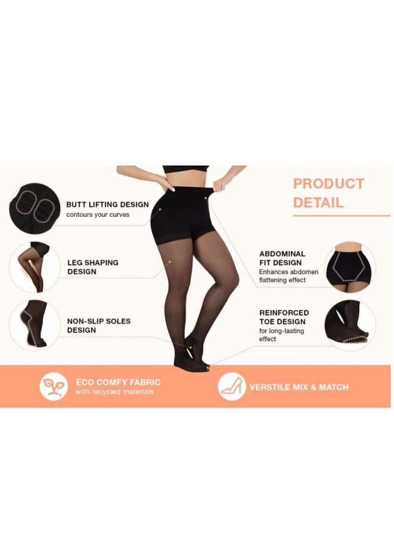 Generic - Eco-Friendly Body Shaping Stockings with Tummy Tuck - Image 1