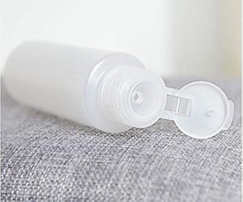 Quupy 2Pcs 200ml Empty Clear Plastic Soft Tube Squeeze Bottle with Flip Cap Refillable Cosmetic Makeup Sample Packing Storage Containers Travel Bottle Jars for Lotion Shower Gel Shampoo Toiletries - Image 4