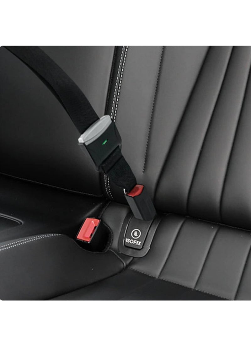 XiuWoo ISOFIX Car Seat Strap Adjustable Retractable Versatile Fixing Strap Seats Belt, Compatible with General ISOFIX Baby Seat Car, Fixing Straps with Latch Interface, withstand 15000N Tension  - Image 3