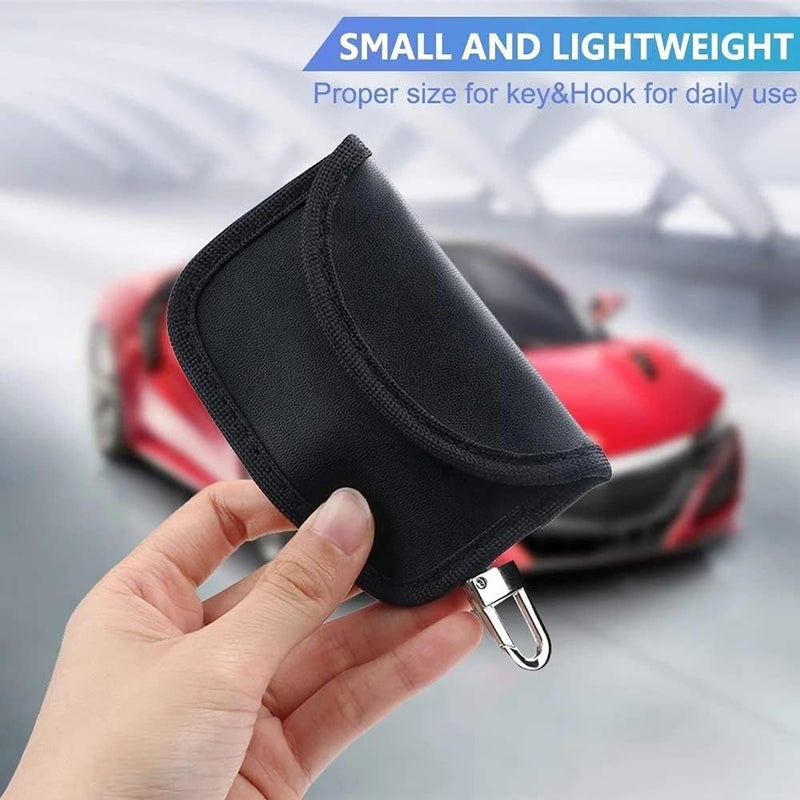 Car Key Signal Blocker Pouch Case 2 PACK Mini Bag for Keys Keyless Entry Guard Blocking - Image 3