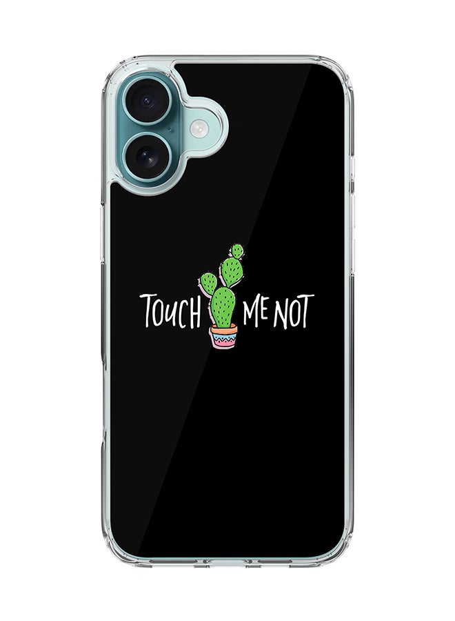 Stylizedd For iPhone 16 Plus Case [Compatible with MagSafe] Slim Magnetic cover Clear Phone Case - Touch me not - Image 1