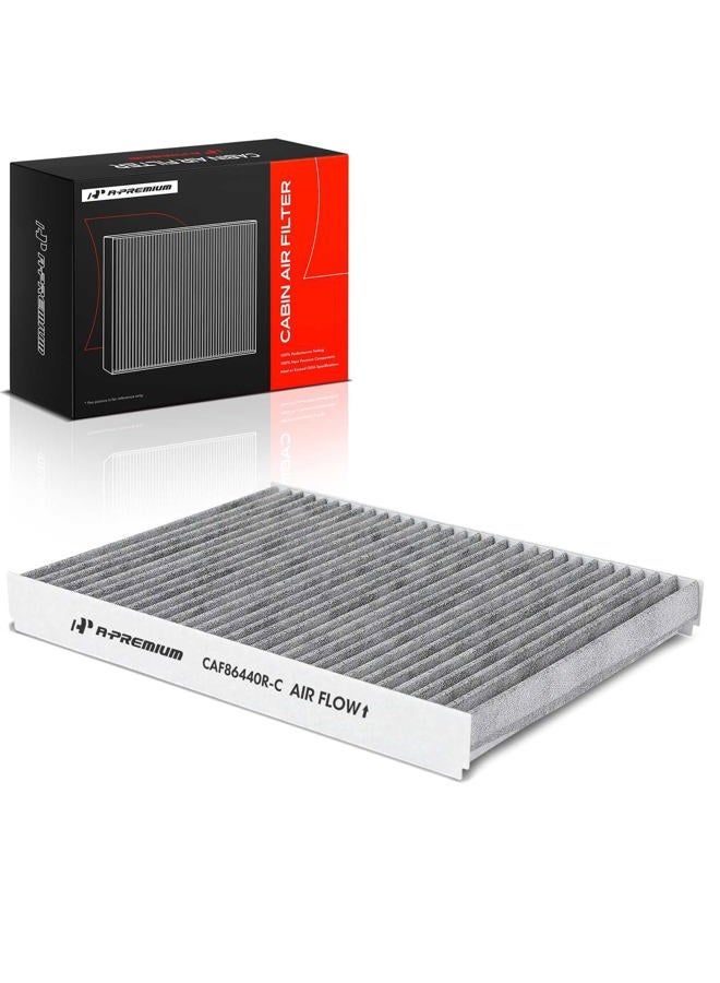 A-Premium Cabin Air Filter w/Activated Carbon Compatible with VW Jetta 1993-2005, Passat 2001-2005, Golf 1993-2006, Beetle 1998-2010, Cabrio 1995-2002 & Audi TT 2000-2006, Replace# 1J0819644 - Image 1