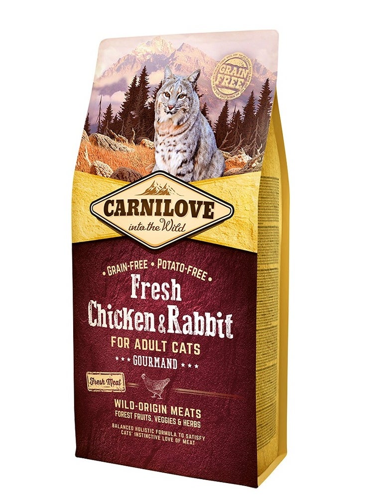 CARNILOVE - Carnilove Fresh Chicken & Rabbit For Adult Cats 6kg - Image 1