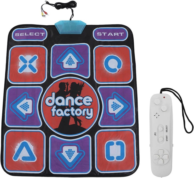 Dance Mat - Single Person Pad With Remote Control, Foldable Electronic Mixer Rhythm Step Play Mat, Game Toy Gift for Kids, Adults, Girls, Boys, Exercise - Image 1