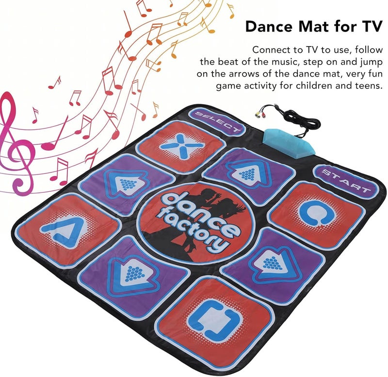 Dance Mat - Single Person Pad With Remote Control, Foldable Electronic Mixer Rhythm Step Play Mat, Game Toy Gift for Kids, Adults, Girls, Boys, Exercise - Image 2