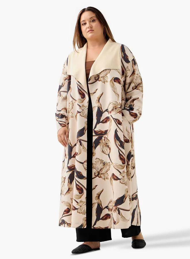  أولا بوبكن Ulla Popken Trench Coat with Lapel