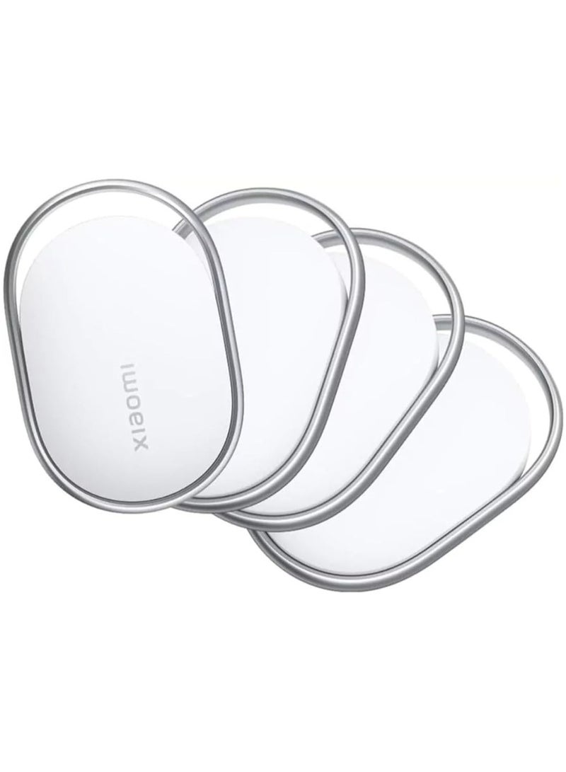 Xiaomi Smart Tag 4 Pack, Compatible with Apple Find my and Google Android Find Hub, Tracker, Finder for Luggage/bags/suitcase/wallet/pet, IP67 Waterproof, Battery life over 1 year white - Image 1