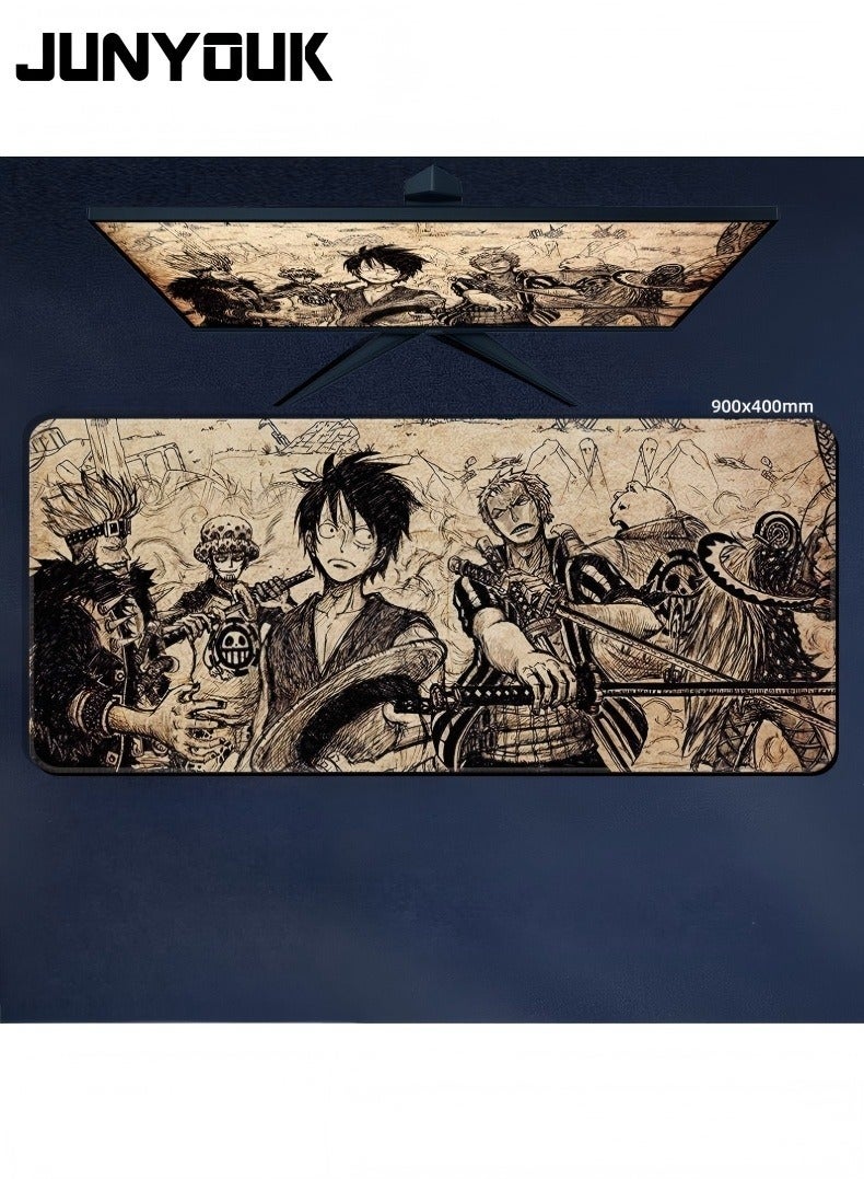 JUNYOUK Anime One Piece Theme Mouse Pad 90*40 CM - Image 3