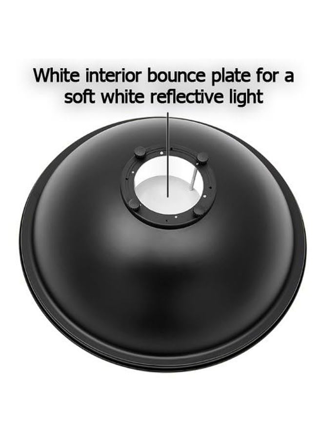 Fotodiox Pro Beauty Dish 18" Kit with Honeycomb Grid and Speedring for Bowens Gemini Standard, R, RX Strobe and more - Image 5