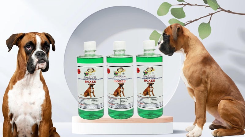 SWACCH Shampoo Specially FORMULATED for Boxer (500ML) (Pack of 3) NEEM ALOVERA - Image 1