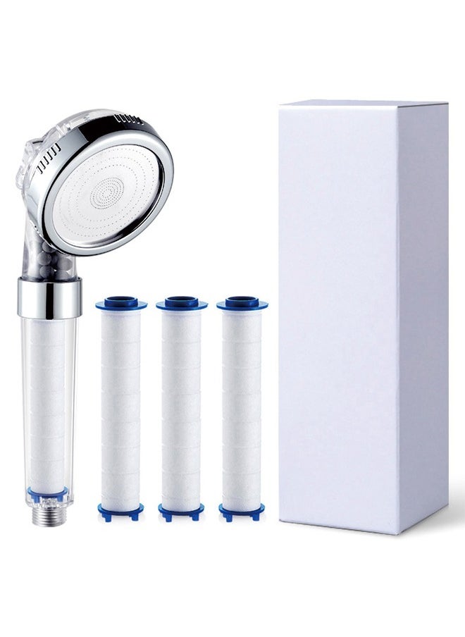 High pressure handheld shower head, water saving filter shower head, 3 modes, with 3 PP cotton filters and filter stones - pzsku/Z62A129D3430F78286548Z/45/_/1730357069/4c2d5d07-d4f1-4aae-a6bf-0a7e8c9b7691