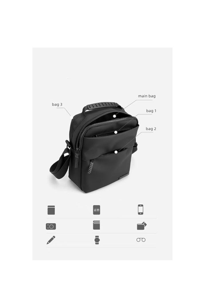 Sling Crossbody Bag Small Shoulder Backpack for Men Chest Bags Casual Daypack for Business Travel Cycling  - Image 4