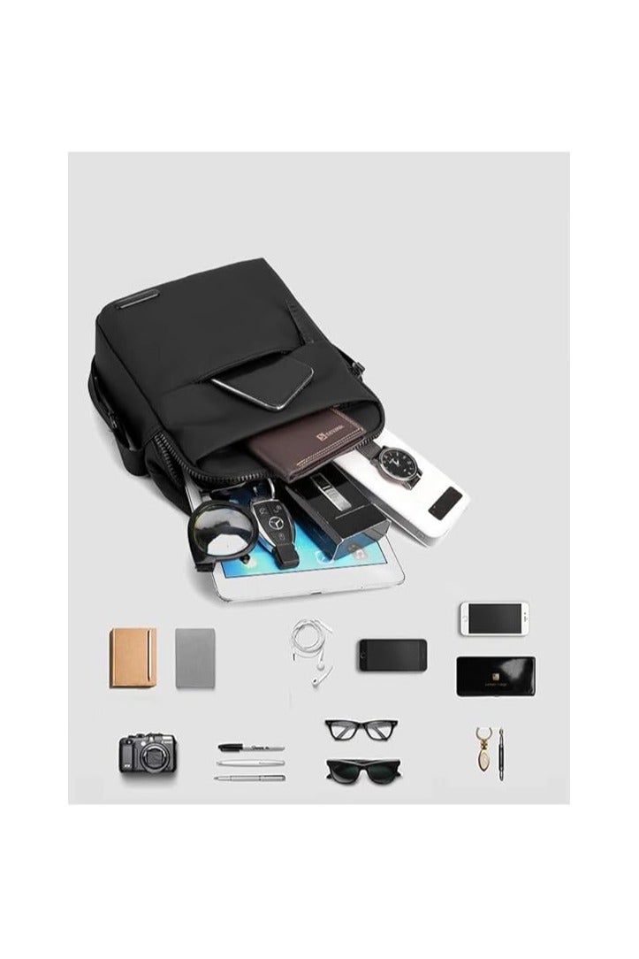 Sling Crossbody Bag Small Shoulder Backpack for Men Chest Bags Casual Daypack for Business Travel Cycling  - Image 5