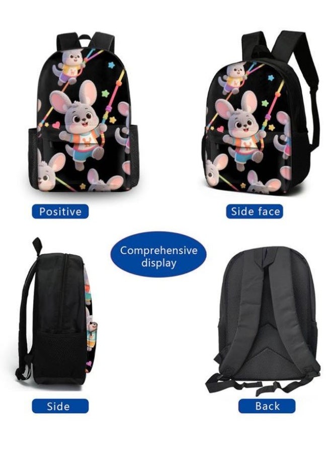 Bright Li Fire Cute cartoon bag set | shoulder + handbag + stationery bag | school season/holiday gift hot recommendation  - Image 3