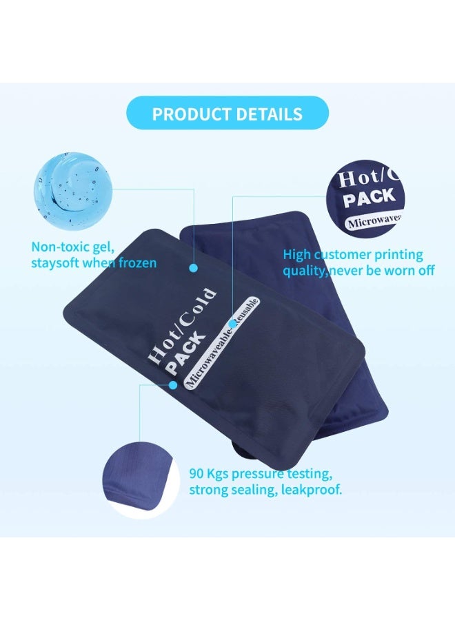 HOFEESEA Hot Cold Reusable Gel Pack Compress Wrap,Great for Migraine Relief, Sprains, Muscle Pain, Bruises,  - Image 4
