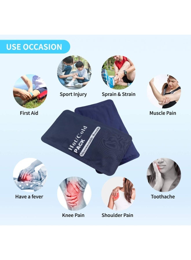 HOFEESEA Hot Cold Reusable Gel Pack Compress Wrap,Great for Migraine Relief, Sprains, Muscle Pain, Bruises,  - Image 5