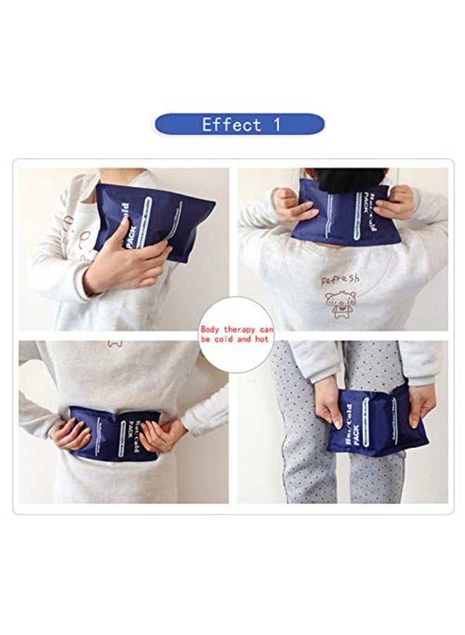 HOFEESEA Hot Cold Reusable Gel Pack Compress Wrap,Great for Migraine Relief, Sprains, Muscle Pain, Bruises,  - Image 2