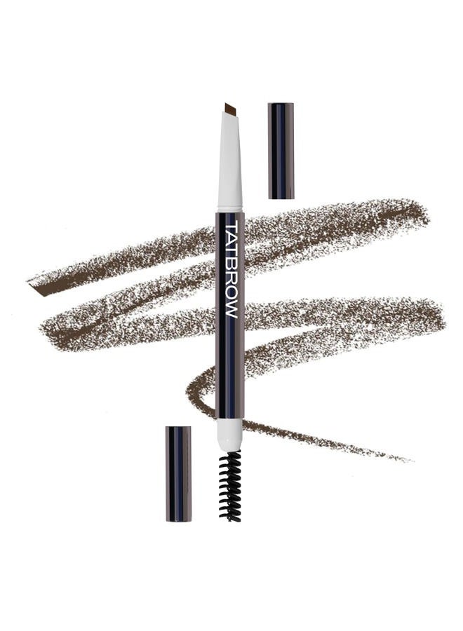 Tatbrow PREMIER Edge Define Eyebrow Pencil– Eyebrow Makeup for Defining Brows, Long Lasting, Waterproof Eyebrow Pencil for Natural Looking Brows, Brown - Image 1