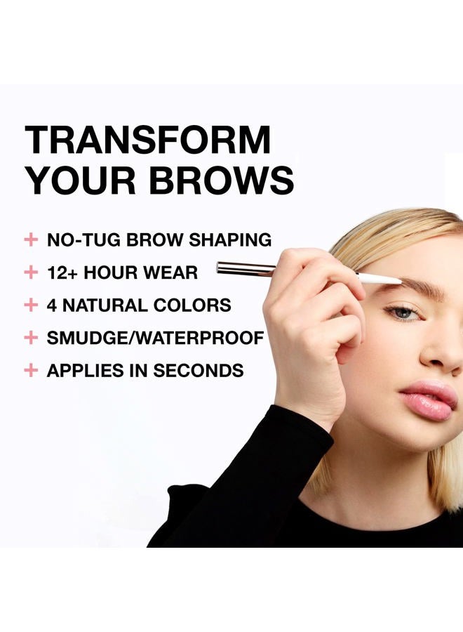 Tatbrow PREMIER Edge Define Eyebrow Pencil– Eyebrow Makeup for Defining Brows, Long Lasting, Waterproof Eyebrow Pencil for Natural Looking Brows, Brown - Image 5