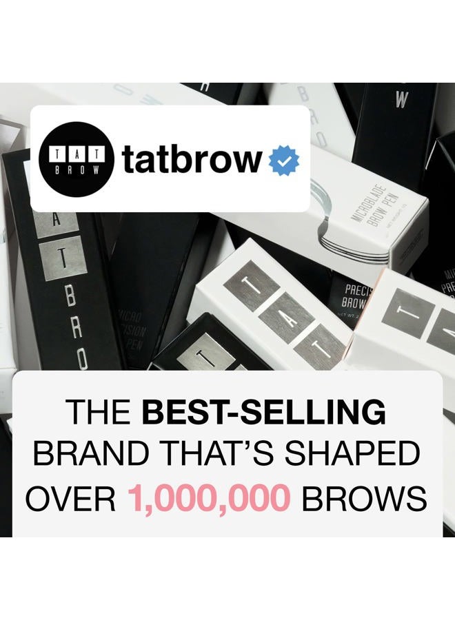 Tatbrow PREMIER Edge Define Eyebrow Pencil– Eyebrow Makeup for Defining Brows, Long Lasting, Waterproof Eyebrow Pencil for Natural Looking Brows, Brown - Image 3
