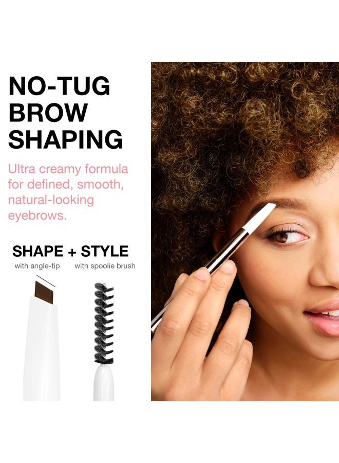 Tatbrow PREMIER Edge Define Eyebrow Pencil– Eyebrow Makeup for Defining Brows, Long Lasting, Waterproof Eyebrow Pencil for Natural Looking Brows, Brown - Image 2